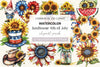 Sunflower 4th Of July Clipart Bundle