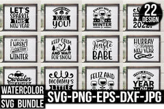 Winter Design SVG Bundle 2022 - CraftNest - Digital Crafting and Art