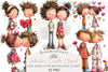 Valentine Couple Clipart Bundle