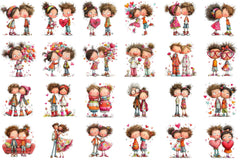 Valentine Couple Clipart Bundle - CraftNest - Digital Crafting and Art