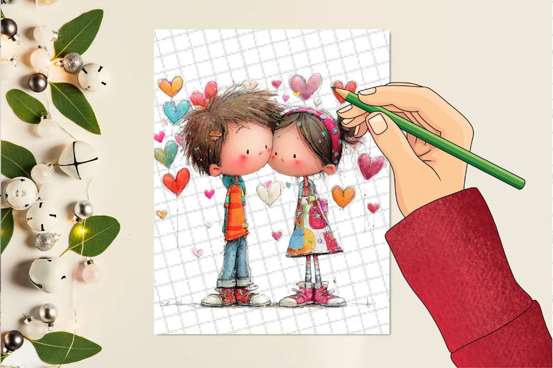 Valentine Couple Clipart Bundle - CraftNest - Digital Crafting and Art