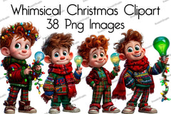 Whimsical Christmas Clipart Bundle - CraftNest - Digital Crafting and Art