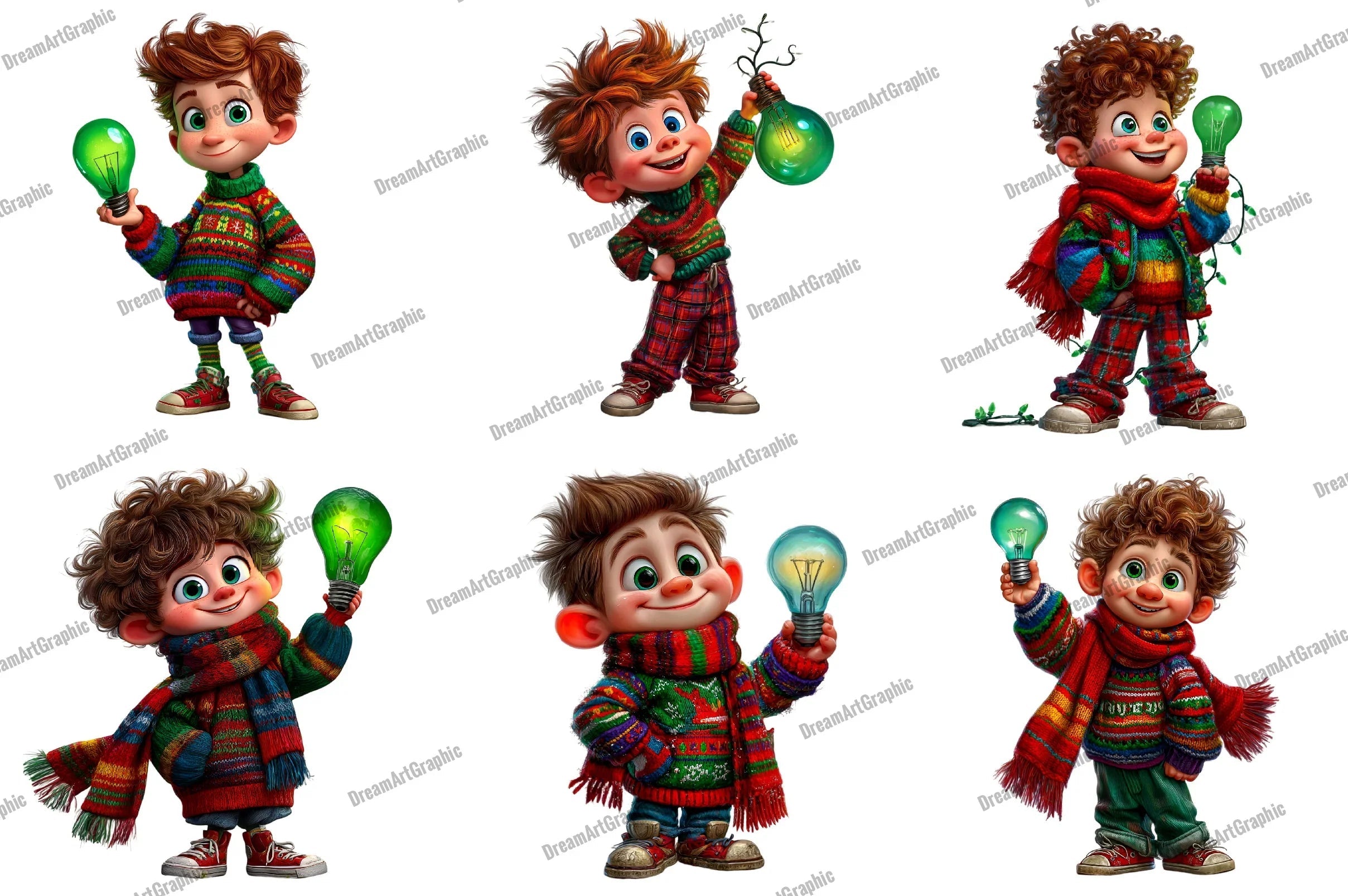Whimsical Christmas Clipart Bundle - CraftNest - Digital Crafting and Art