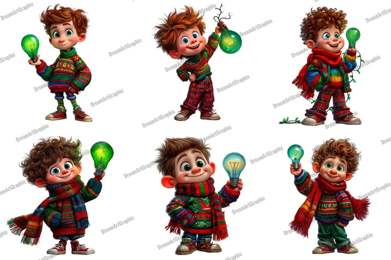 Whimsical Christmas Clipart Bundle - CraftNest - Digital Crafting and Art