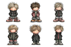 Winter Boy Clipart Bundle - CraftNest - Digital Crafting and Art
