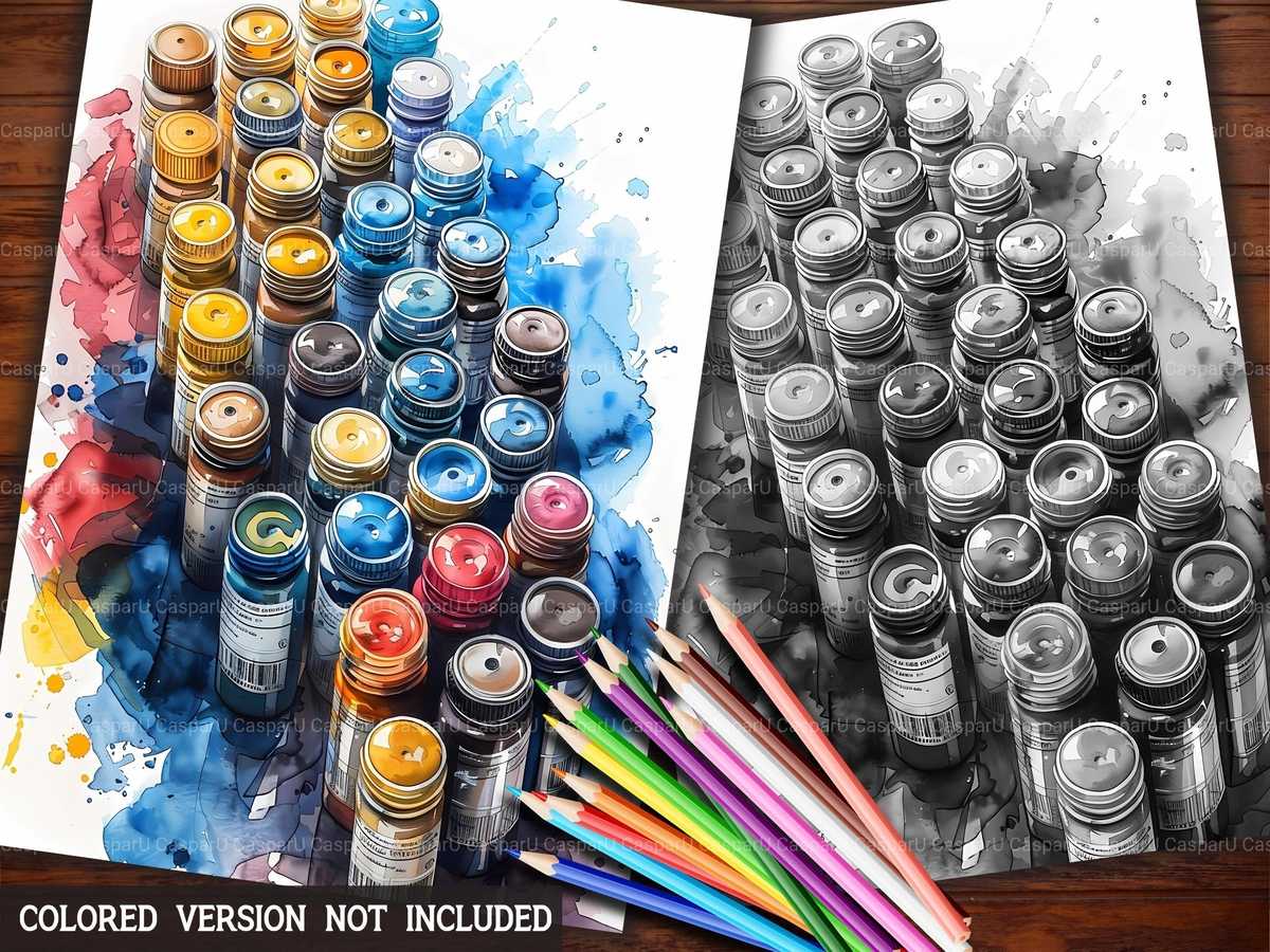Watercolor Painting Coloring Books - CraftNest - Digital Crafting and Art