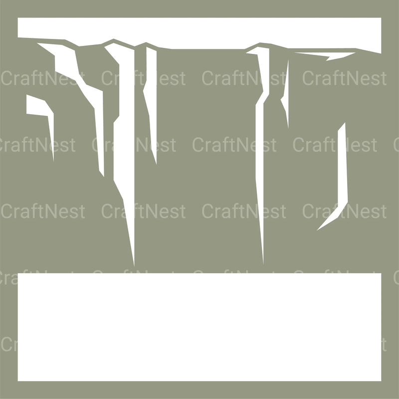 Waterfall 3D Layered Papercut SVG Bundle - CraftNest - Digital Crafting and Art