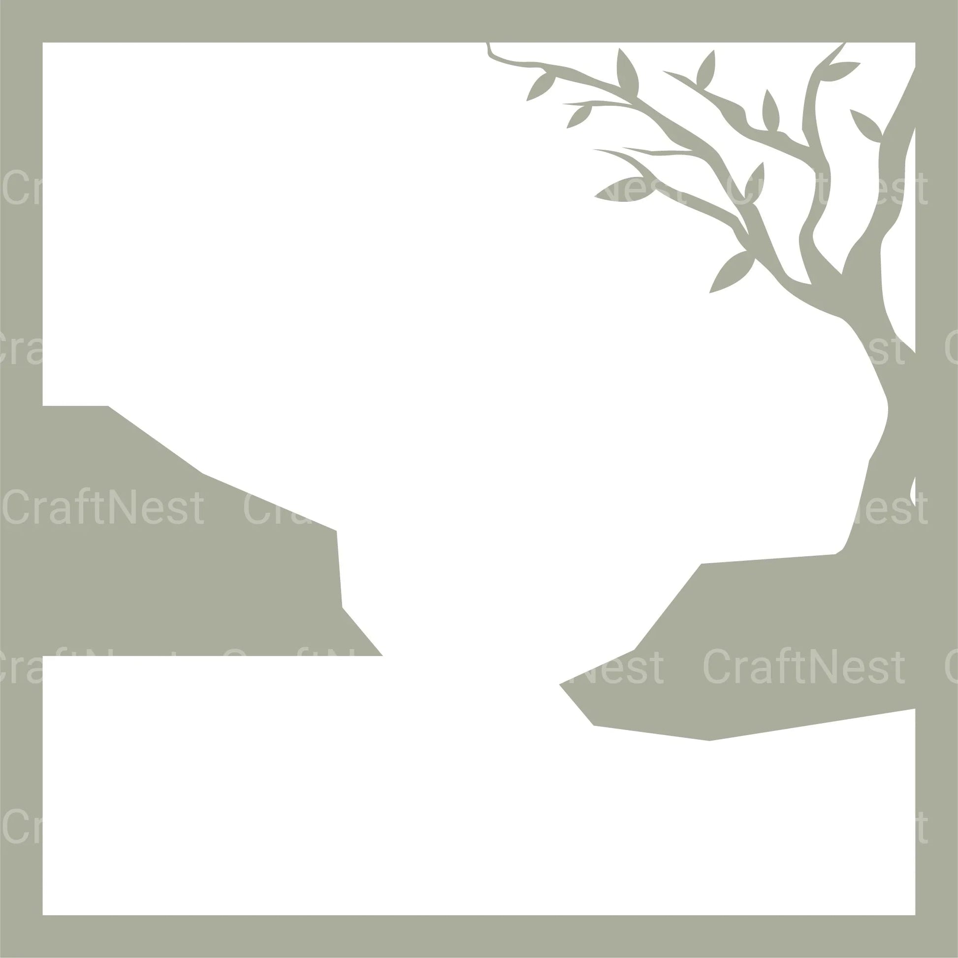 Waterfall 3D Layered Papercut SVG Bundle - CraftNest - Digital Crafting and Art