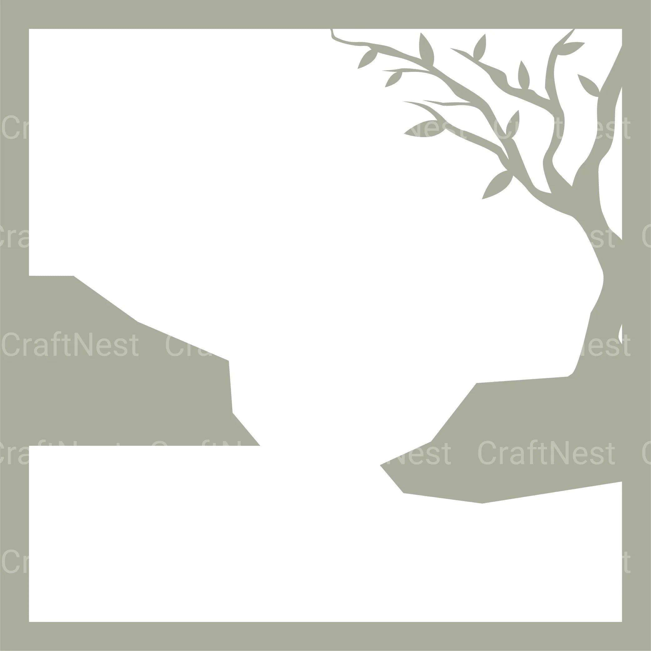 Waterfall 3D Layered Papercut SVG Bundle - CraftNest - Digital Crafting and Art