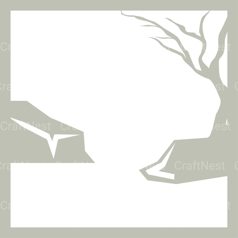 Waterfall 3D Layered Papercut SVG Bundle - CraftNest - Digital Crafting and Art