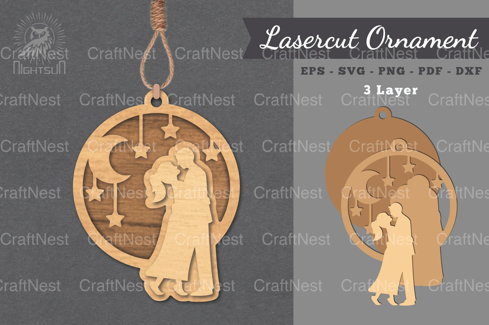 Wedding Laser Cut Ornament Clipart Bundle - CraftNest - Digital Crafting and Art