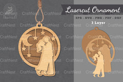 Wedding Laser Cut Ornament Clipart Bundle - CraftNest - Digital Crafting and Art