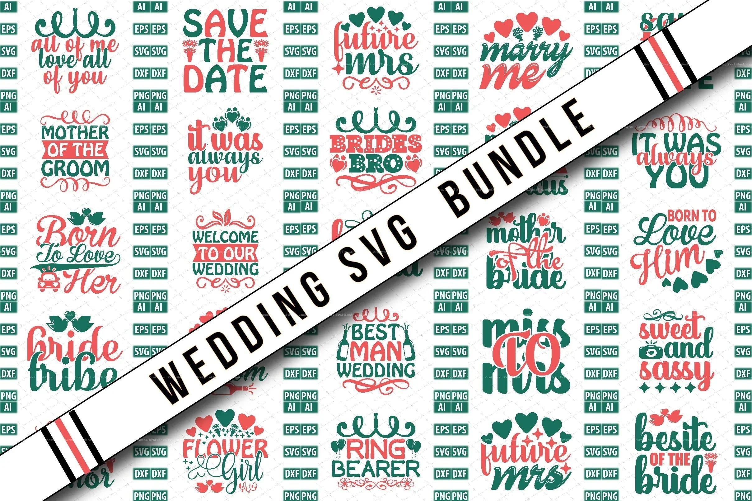 Wedding Design SVG Bundle