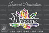 Welcome Flower Laser Cut SVG Bundle
