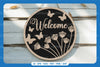 Welcome Round Sign Laser Cut SVG Bundle
