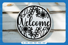 Welcome Sign Laser Cut SVG Bundle - CraftNest - Digital Crafting and Art