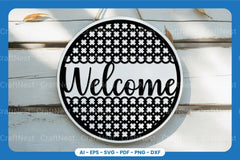 Welcome Sign Laser Cut SVG Bundle - CraftNest - Digital Crafting and Art