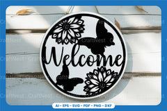 Welcome Sign Laser Cut SVG Bundle - CraftNest - Digital Crafting and Art