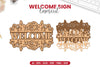 Welcome Sign Laser Cut SVG Bundle
