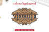 Welcome Sign Lasercut SVG Bundle
