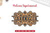 Welcome Sign Laser Cut SVG Bundle