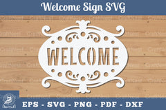 Welcome Sign Papercut SVG Bundle - CraftNest - Digital Crafting and Art