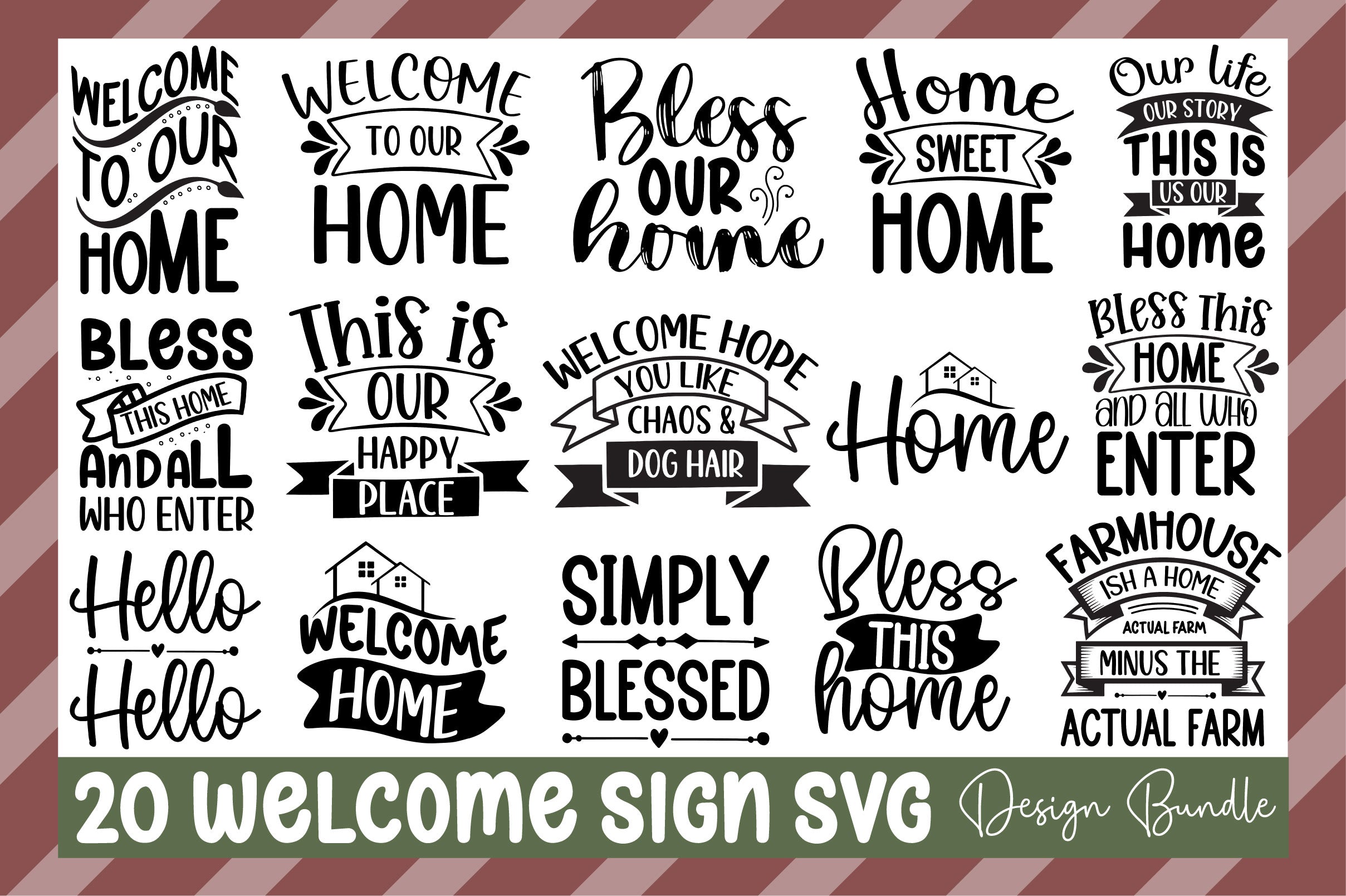 A Welcome SVG Bundle
