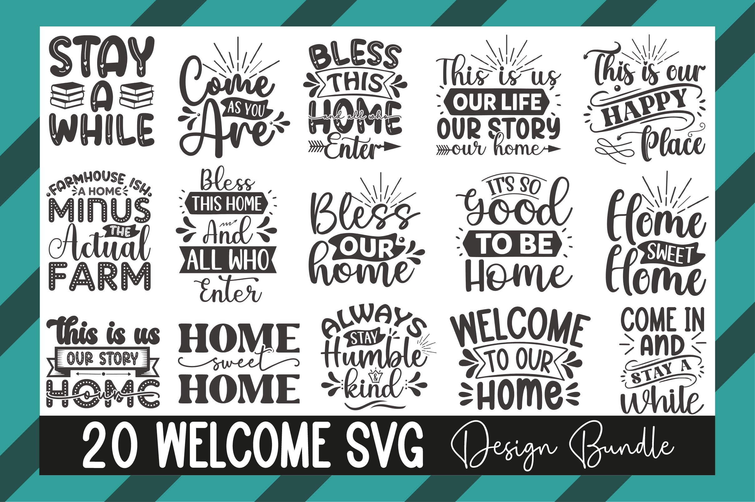 Welcome SVG Bundle