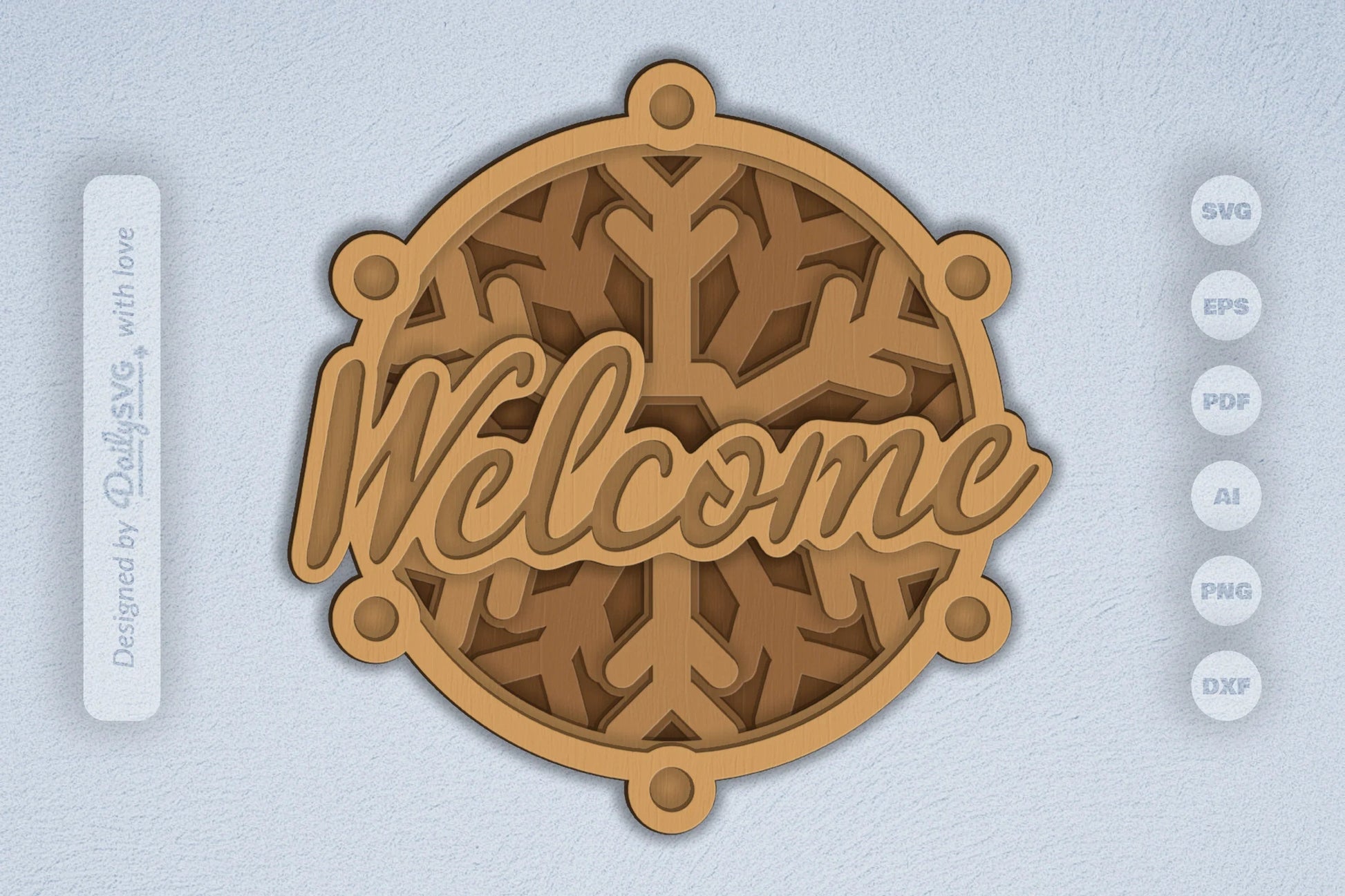 Winter Snowflake Laser Cut SVG Bundle - CraftNest - Digital Crafting and Art