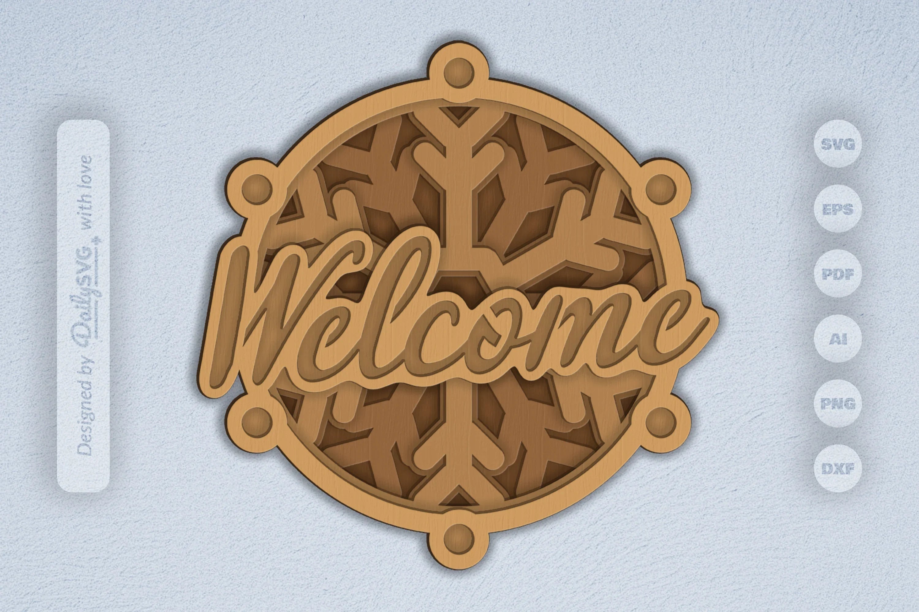 Winter Snowflake Laser Cut SVG Bundle - CraftNest - Digital Crafting and Art