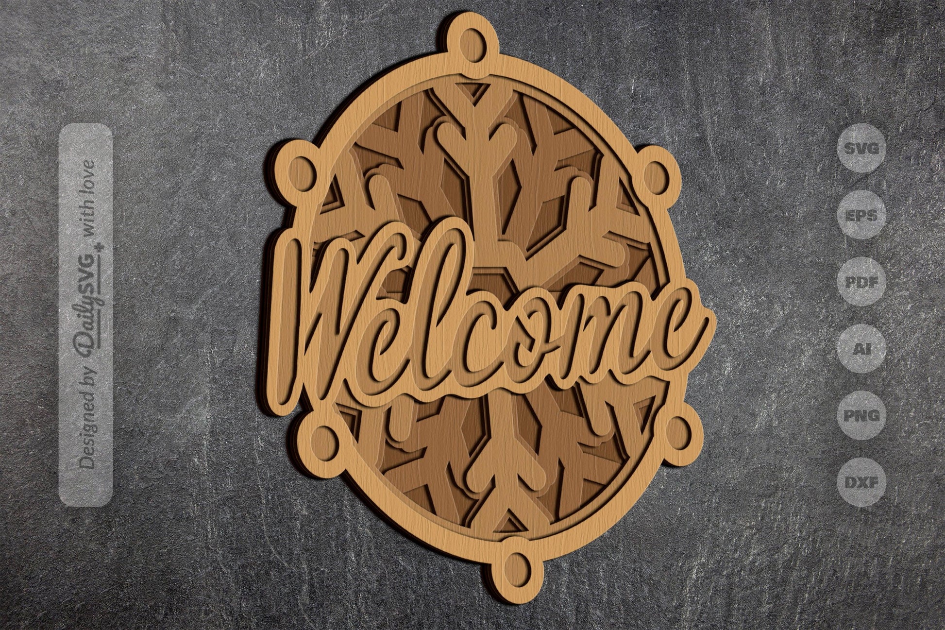Winter Snowflake Laser Cut SVG Bundle - CraftNest - Digital Crafting and Art