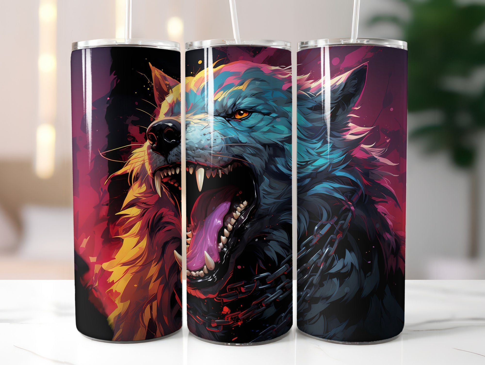 Werewolf Tumbler Wrap - CraftNest