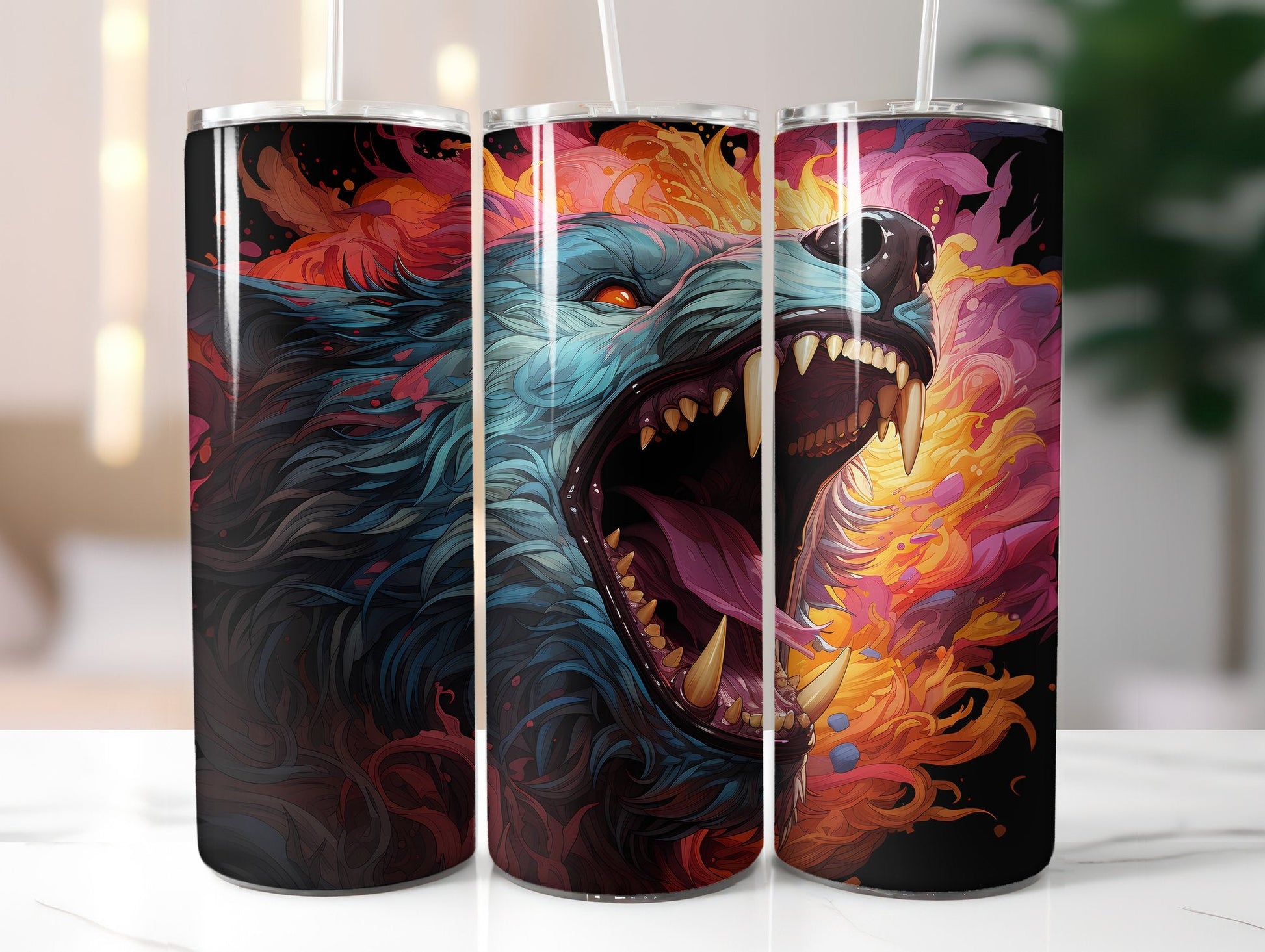 Werewolf Tumbler Wrap - CraftNest