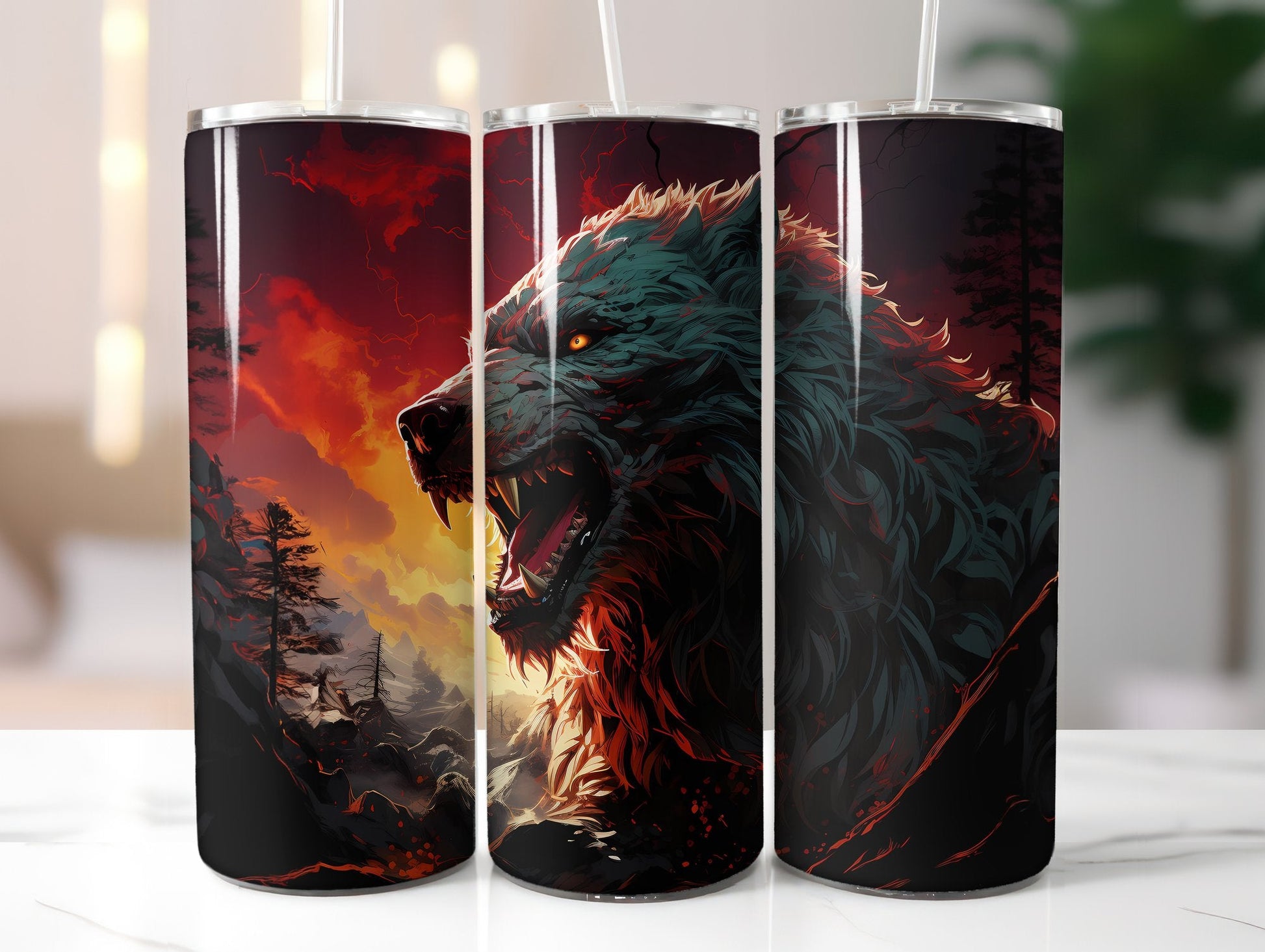 Werewolf Tumbler Wrap - CraftNest