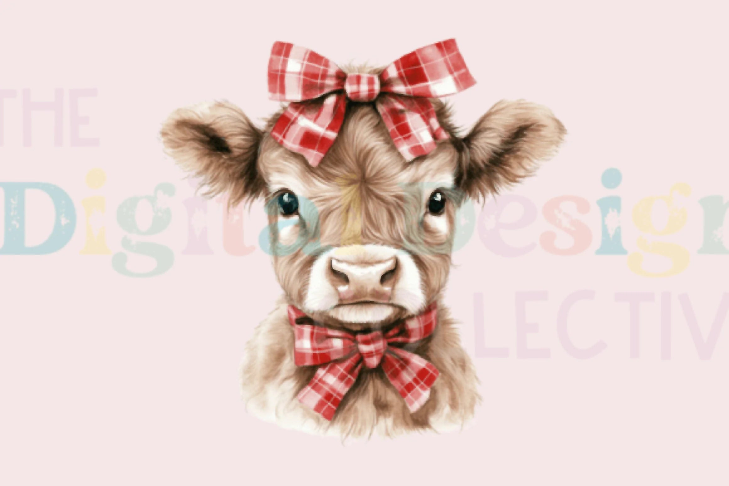 Charming Western Christmas Cow Clipart Bundle - CraftNest - Digital Crafting and Art