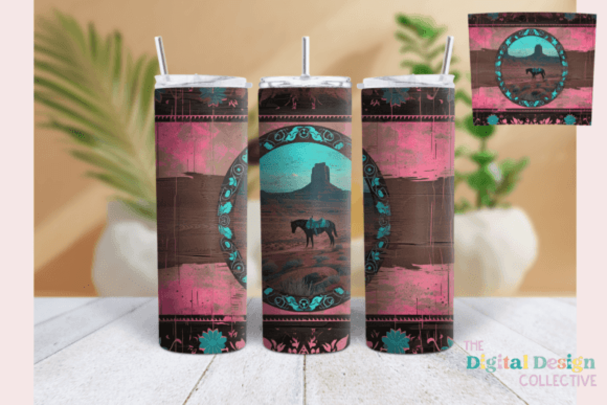 Western Design Tumbler Bundle - CraftNest - Digital Crafting and Art
