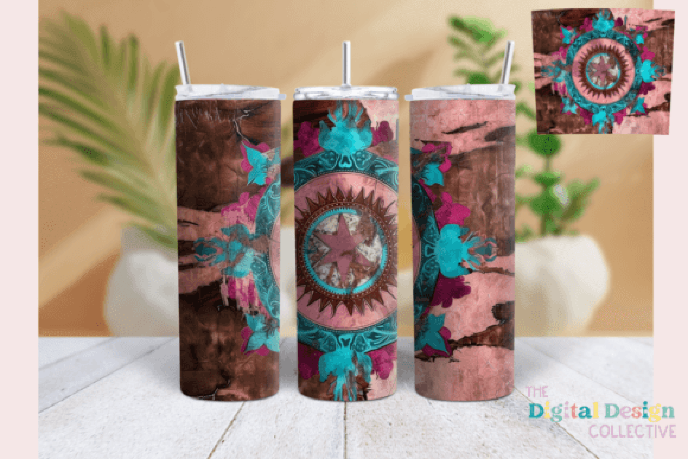 Western Design Tumbler Bundle Collection - CraftNest - Digital Crafting and Art