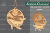 Whale Laser Cut Ornament SVG Bundle