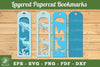 Whale Layered Bookmark SVG Bundle
