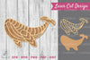 Whale Mandala Laser Cut Decoration Clipart Bundle