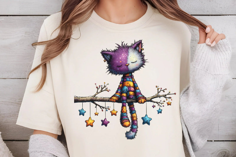 Whimsical Christmas Cat Clipart Bundle - CraftNest - Digital Crafting and Art