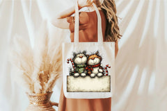 Whimsical Christmas Cats Clipart Bundle - CraftNest - Digital Crafting and Art