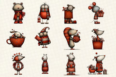 Whimsical Christmas Clipart Bundle - CraftNest - Digital Crafting and Art