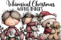 Whimsical Christmas Clipart Bundle - CraftNest - Digital Crafting and Art