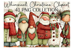 Whimsical Christmas Clipart Bundle - CraftNest - Digital Crafting and Art
