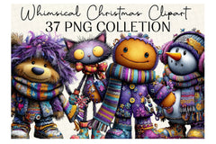 Whimsical Christmas Clipart Bundle - CraftNest - Digital Crafting and Art