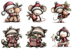 Whimsical Christmas Clipart Bundle - CraftNest - Digital Crafting and Art