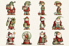 Whimsical Christmas Clipart Bundle - CraftNest - Digital Crafting and Art