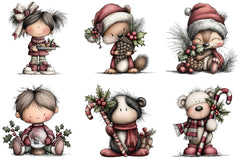 Whimsical Christmas Clipart Bundle - CraftNest - Digital Crafting and Art