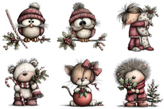 Whimsical Christmas Clipart Bundle - CraftNest - Digital Crafting and Art